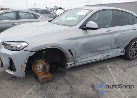 2022 BMW X4 xDrive30I из США, поврежденный, VIN 5UX33DT06N9M40667